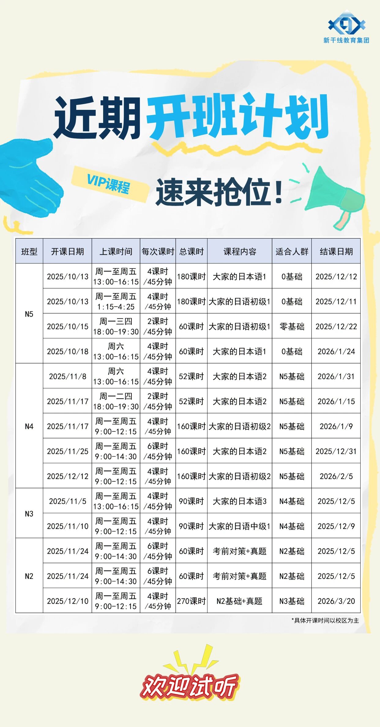 日语培训